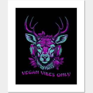 Vegan Vibes Only Posters and Art